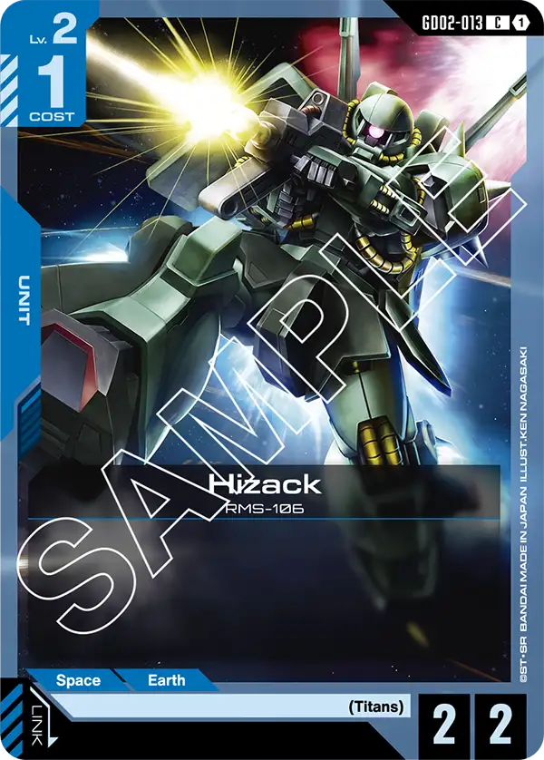 GD02-013: Hizack (Common)