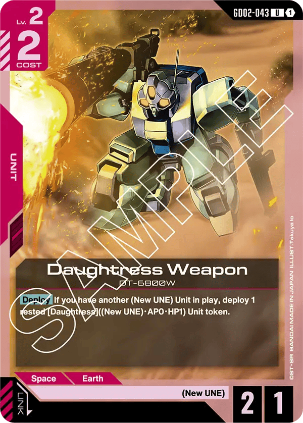 GD02-043: Daughtress Weapon (Uncommon)