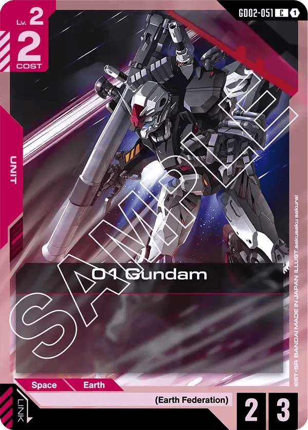 GD02-051: 01 Gundam (Common)