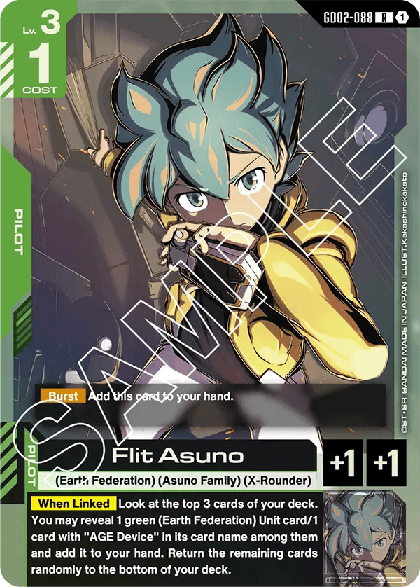 GD02-088: Flit Asuno (Rare)