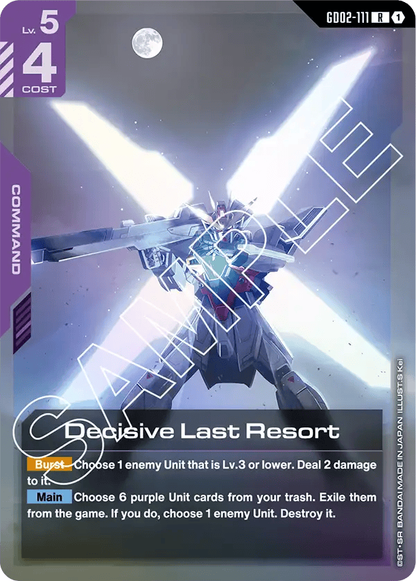 GD02-111: Decisive Last Resort (Rare)