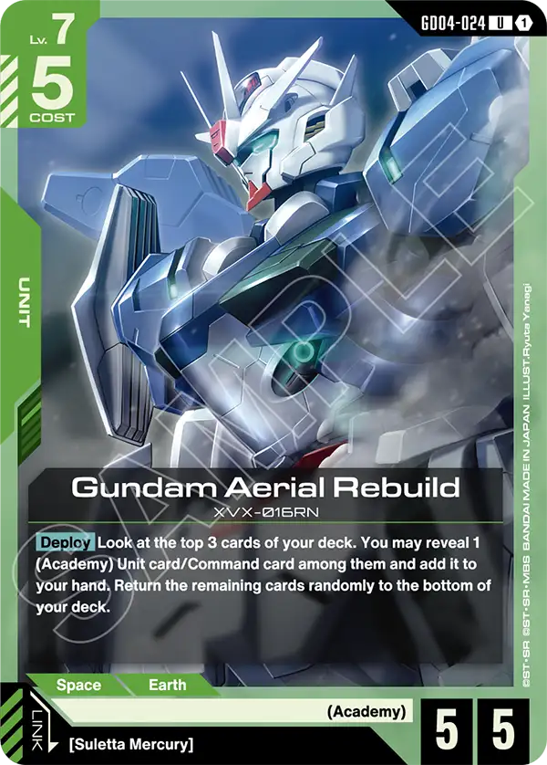 GD04-024: Gundam Aerial Rebuild (Uncommon)