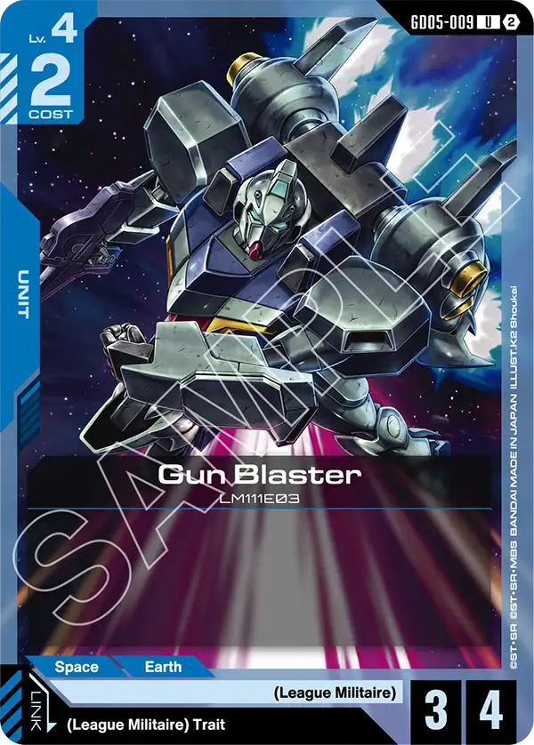 GD05-009: Gun Blaster (Uncommon)