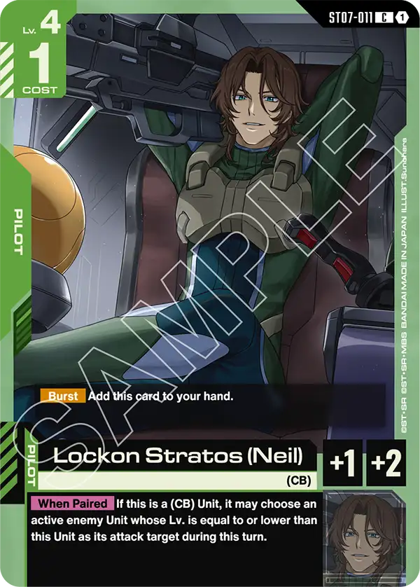 Lockon Stratos (Neil) (ST07-011) Common