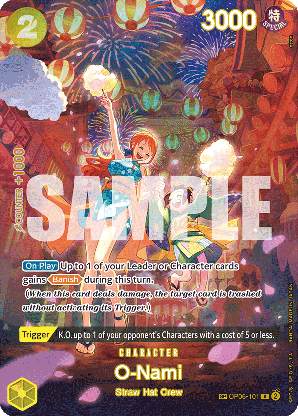 O-Nami (OP06-101) SP Alternate Art