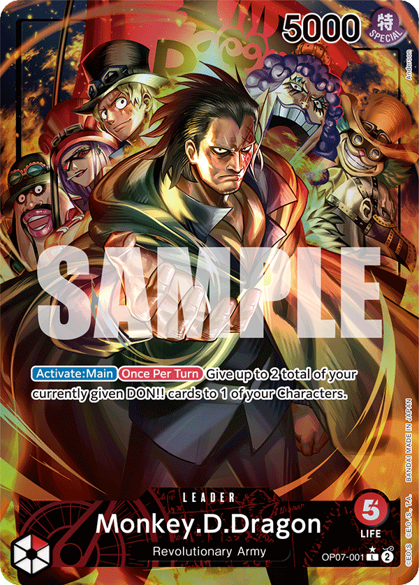 Monkey.D.Dragon (OP07-001) Alternate Art
