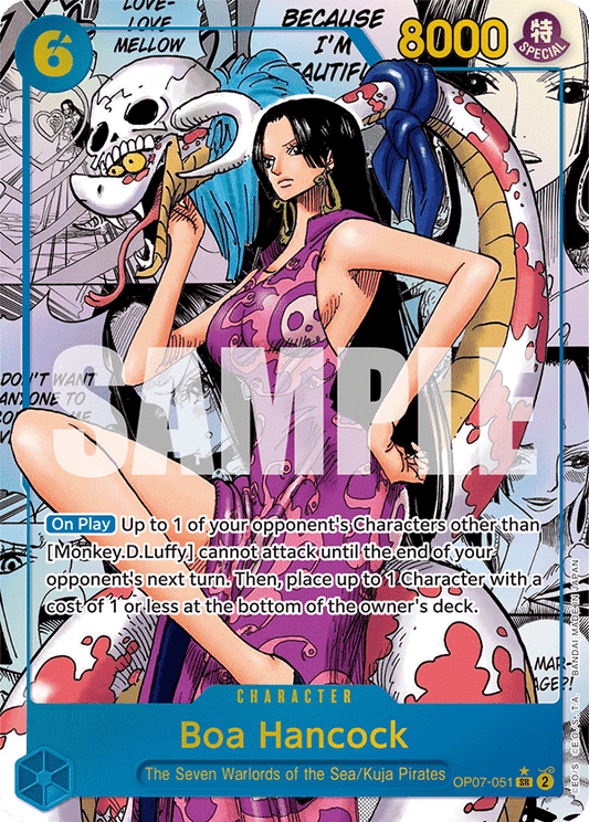 Boa Hancock (Manga Rare) (OP07-051) Manga Rare