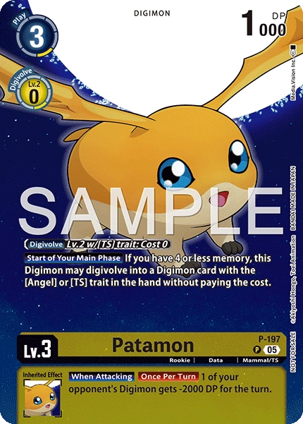 Patamon (P-197) Time Stranger Promo