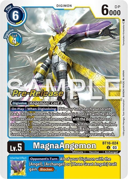 PreRelease MagnaAngemon (BT16-024) Uncommon