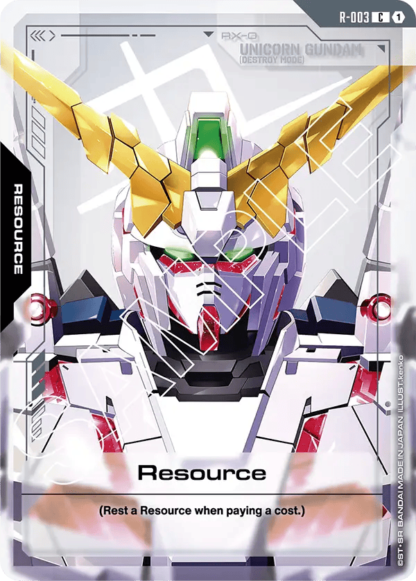 R-003: Resource (Unicorn Gundam) (Common)
