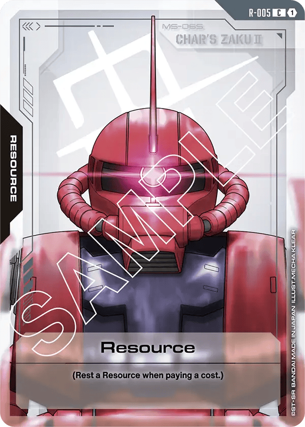 R-005: Resource (Char’s Zaku II) (Common)