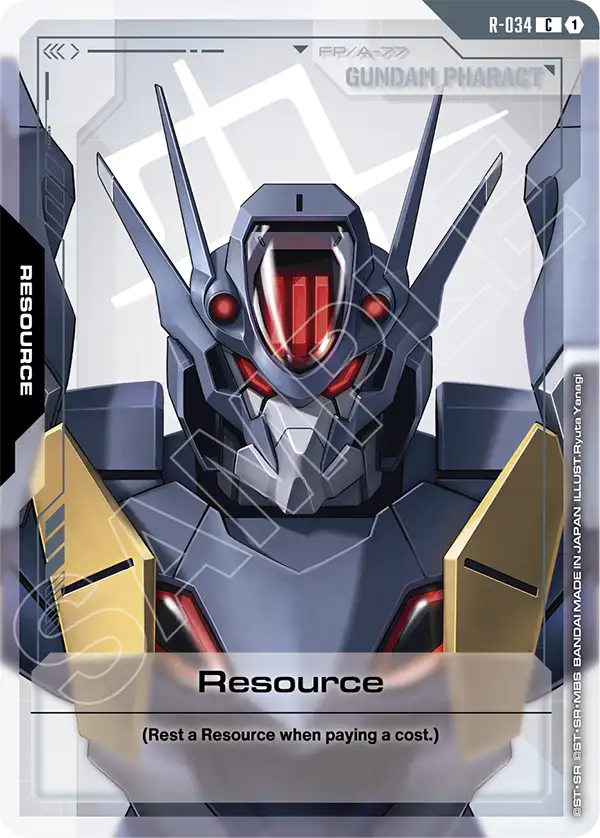 R-034 Resource: (Gundam Pharact) (Common)
