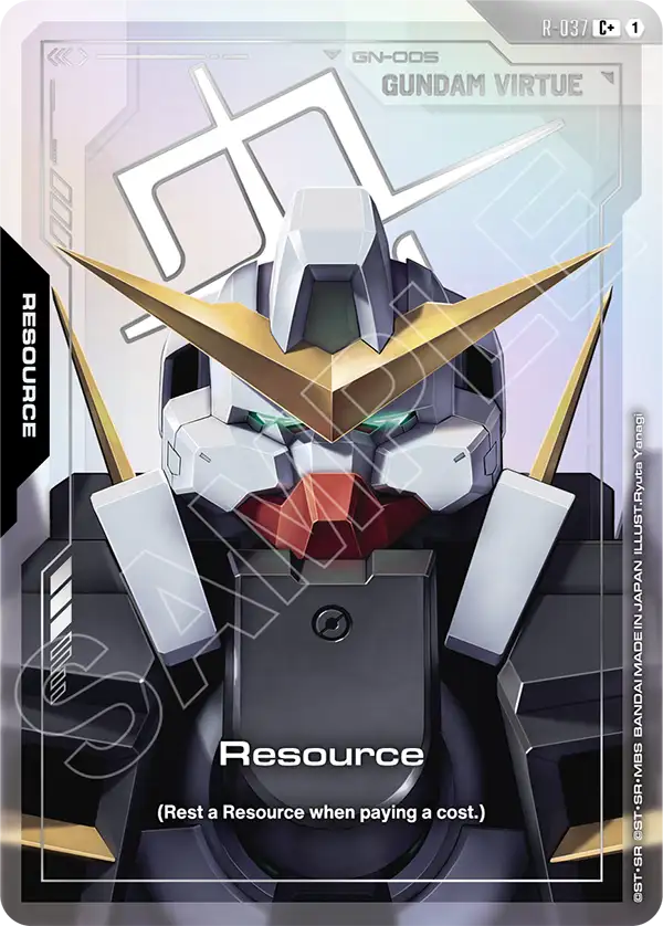 R-037 Resource: (Gundam Virtue) C+ (Alternative Art)