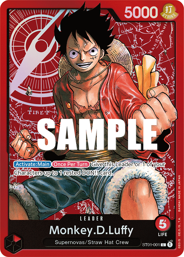 Monkey.D.Luffy (001) (ST1-001) leader