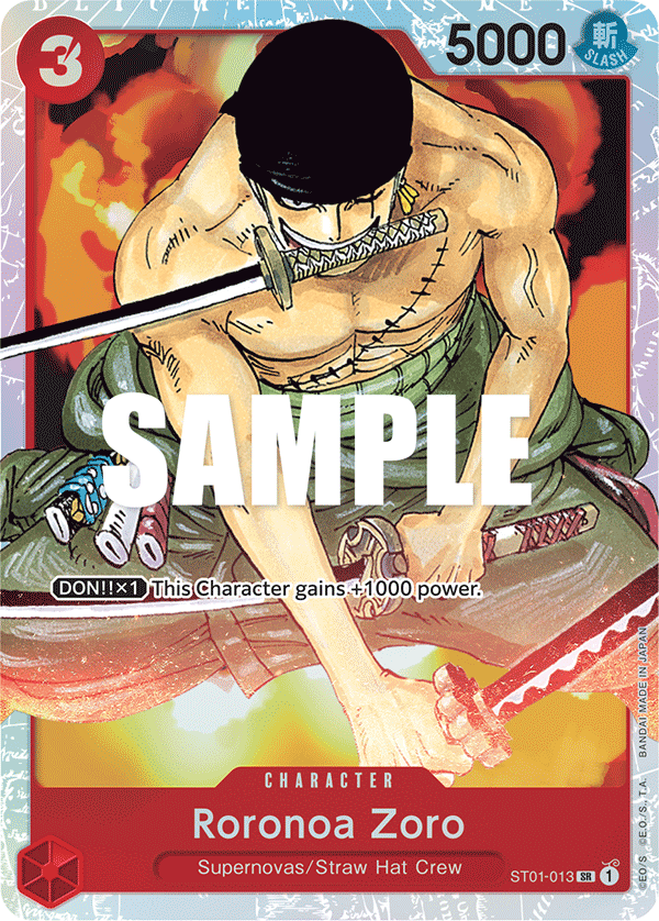 Roronoa Zoro (ST1-013) Super Rare