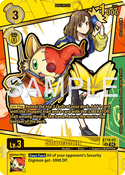 Shoemon (ST19-03) Rare Pull