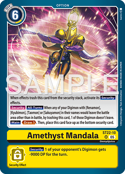 Amethyst Mandala (ST22-10) Super Rare