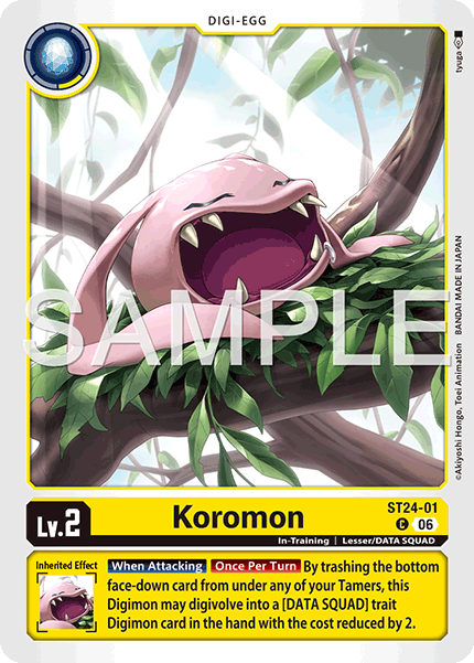 (Pre-order 15/05/2026) Koromon (ST24-01) Common