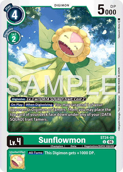 (Pre-order 15/05/2026) Sunflowmon (ST24-09) Uncommon