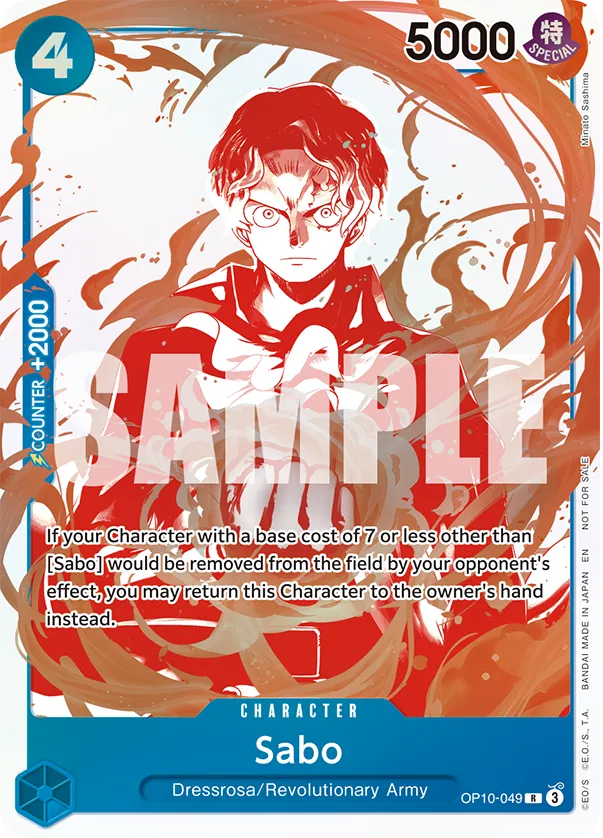 Sabo (OP10-049) 3rd Anniversary! TREASURE CAMPAIGN PACK