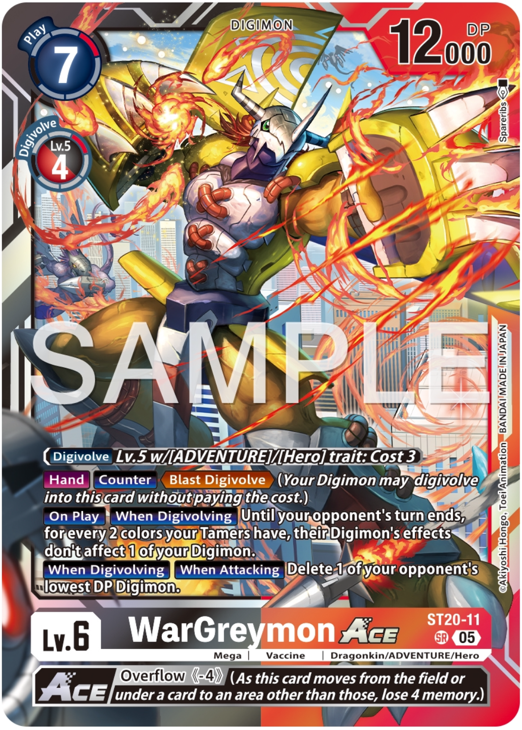 WarGreymon ACE (ST20-11) Super Rare