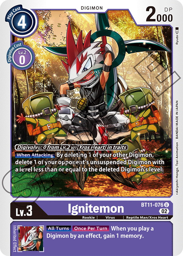 Foil Ignitemon (BT11-076) Uncommon