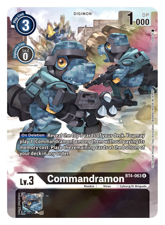 Commandramon (BT4-063) Alternative Art