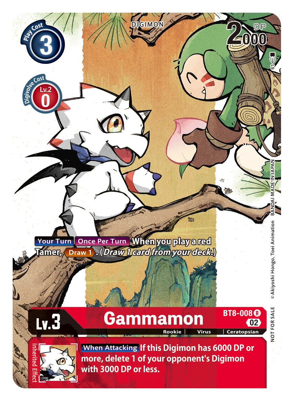 Gammamon (BT8-008) Illustration Competition Pack 2022