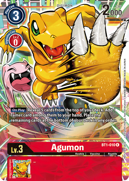 Agumon (BT1-010) Alternative Art (Dash Pack 1.0)