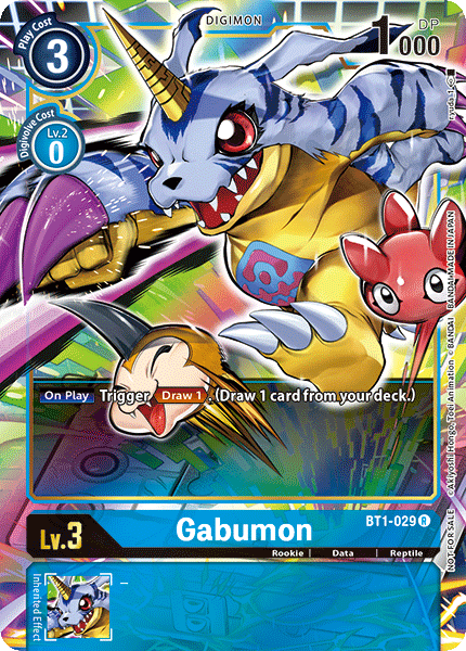 Gabumon (BT1-029) Alternative Art (Dash pack 1.0)