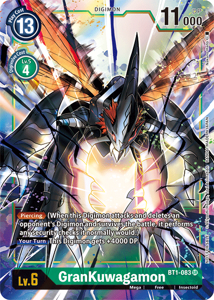 GranKuwagamon (BT1-083) Alternative Art (Dash pack 1.5)