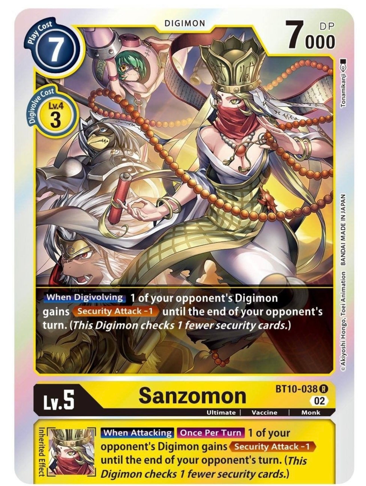 Sanzomon (BT10-038) Rare