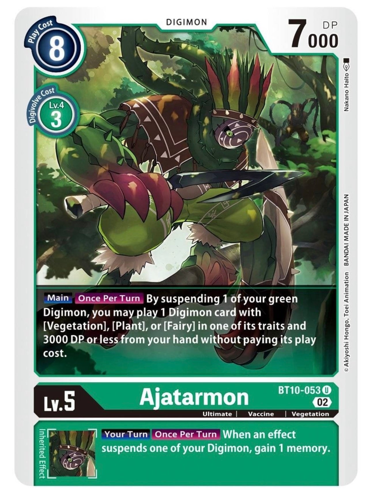 Ajatarmon (BT10-053) Uncommon