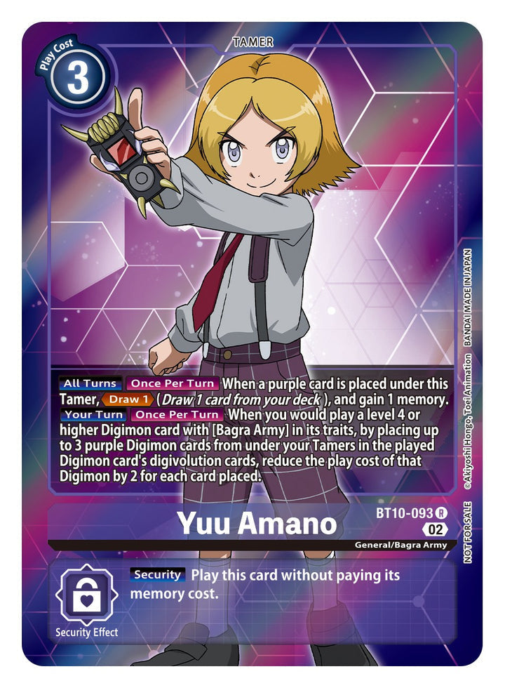 Yuu Amano (BT10-093) Box Topper
