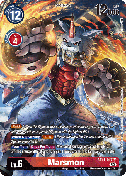 Marsmon (BT11-017) Alternative Art