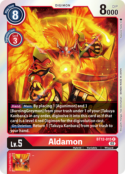 Aldamon (BT12-015) Rare