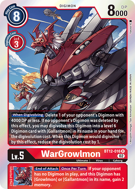 WarGrowlmon (BT12-016) Rare