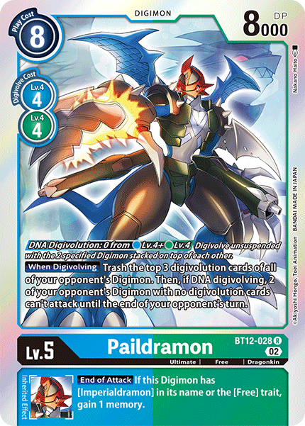 Paildramon (BT12-028) Rare