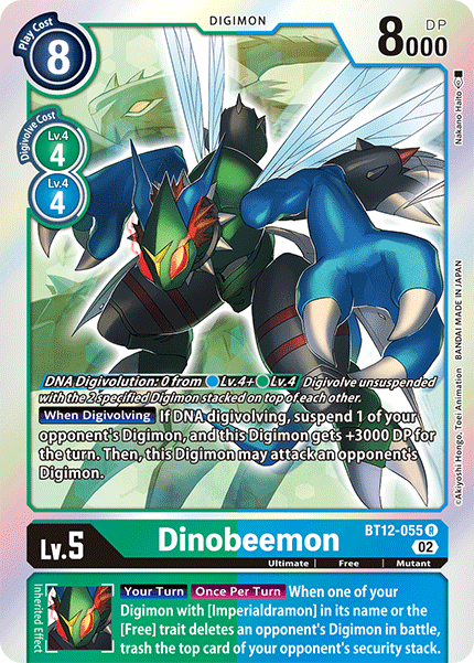 Dinobeemon (BT12-055) Rare