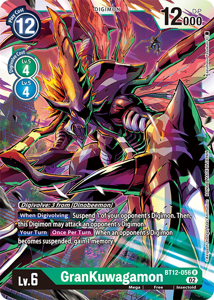 GranKuwagamon (BT12-056) Rare