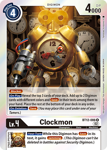 Clockmon (BT12-086) Rare