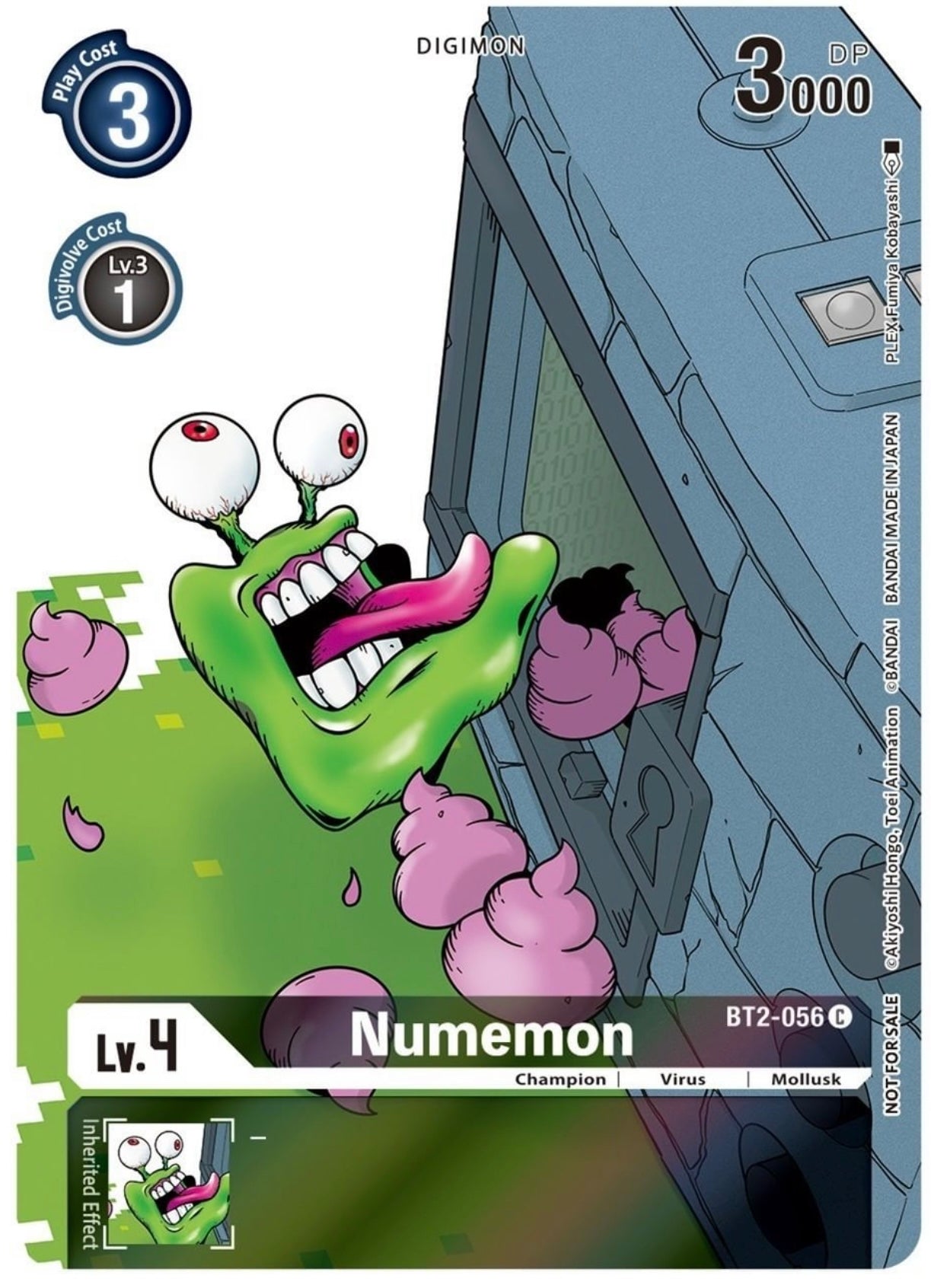 BT2-056 Numemon 25th Special Memorial Pack