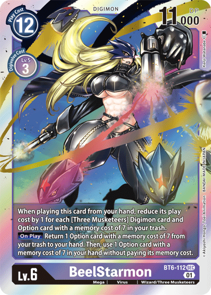BeelStarmon (BT6-112) Secret Rare