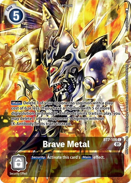 Brave Metal (BT7-106) Premium Deck Set 01