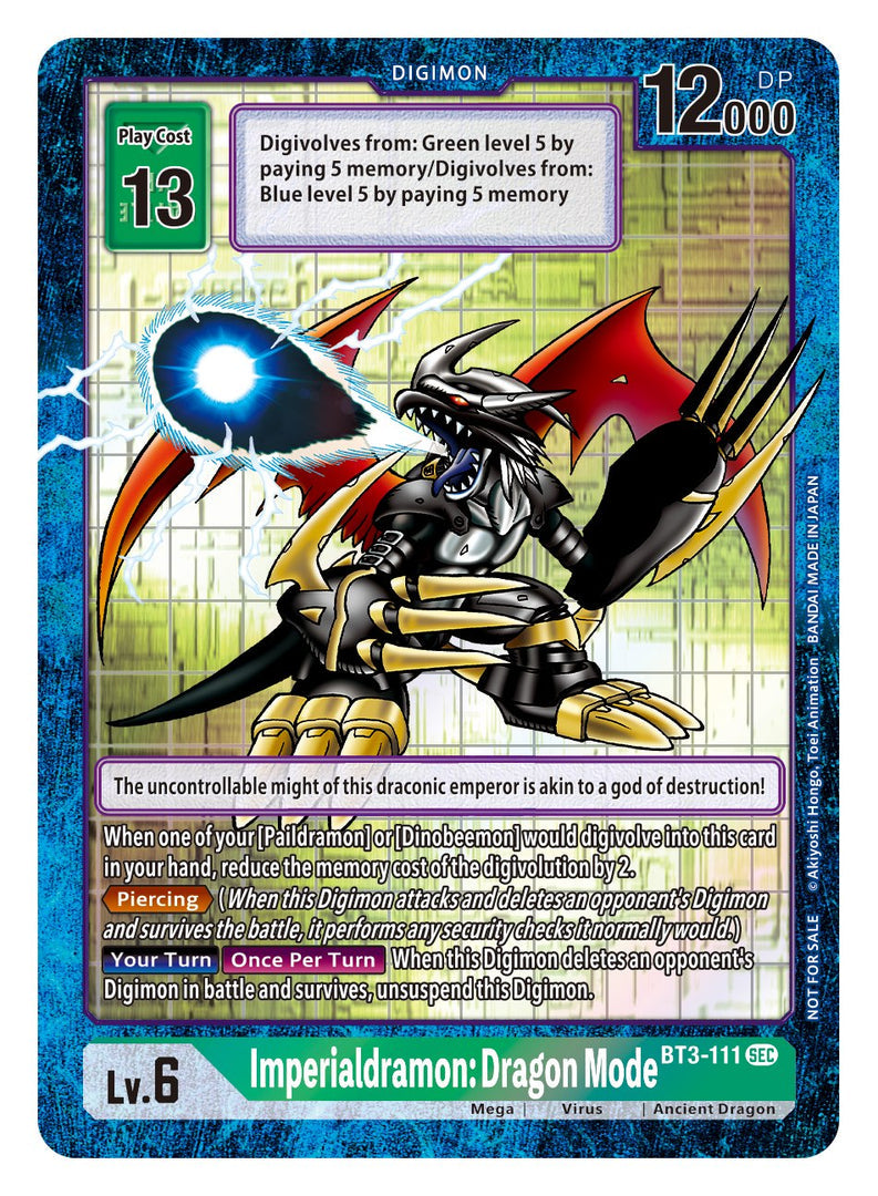 Imperialdramon: Dragon Mode (BT3-111) Box Topper