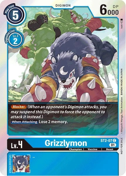 Grizzlymon (ST2-07) (Official Tournament Pack Vol.4)