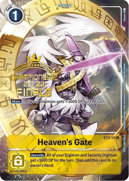 Heaven's Gate (ST3-13) Championship 2021 Finals