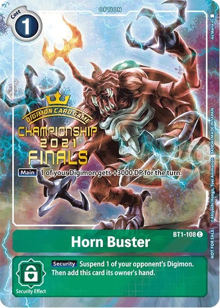 Horn Buster (BT1-108) Championship 2021 Finals