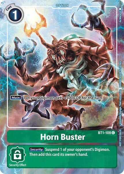 Horn Buster (BT1-108) Tamer's Evolution Box (PB01)