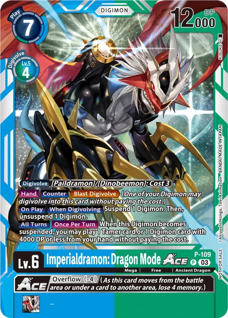 Imperialdramon: Dragon Mode Ace P-109 Promo The Beginning Tutorial Deck